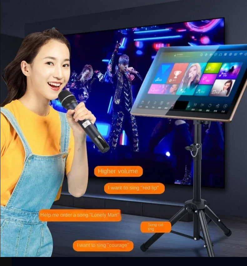 2024 new trendy era mobile outdoor karaoke machine Bluetooth 5.1 system all-in-one machine home karaoke built-in lithium battery