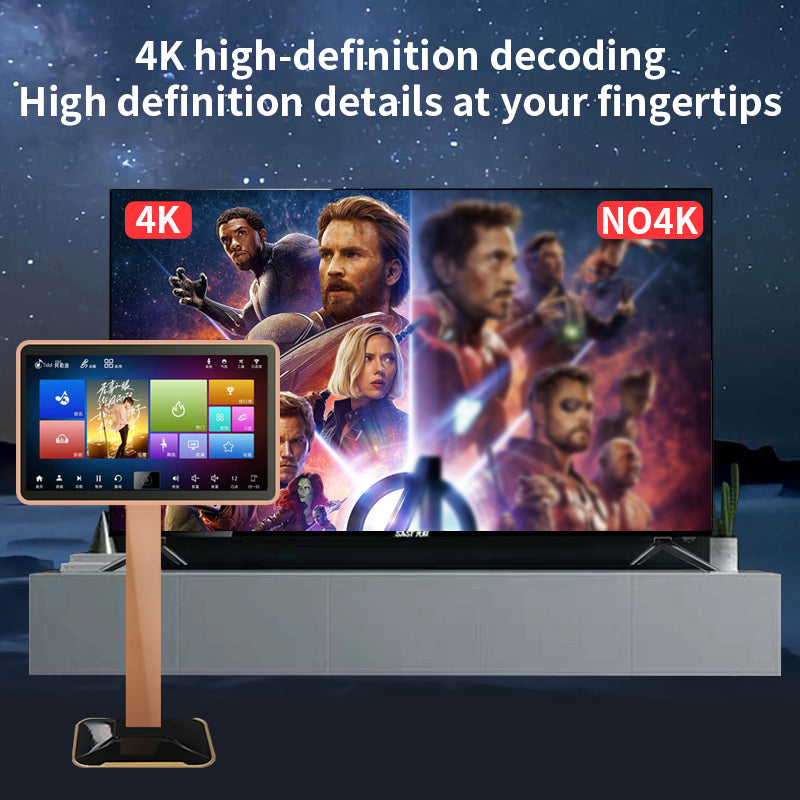 Home entertainment karaoke 22 inch set karaoke home touch screen 2024 new KTV music ordering machine all-in-one machine